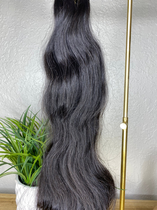 (SINGLE WEFTED)RAW SOUTHEAST ASIAN NATURAL WAVY