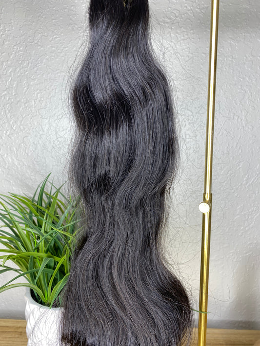 (DOUBLE WEFTED)RAW SOUTHEAST ASIAN NATURAL WAVY